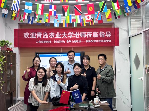外院师生赴青岛常瑞机械访企拓岗，共探校企合作新路径